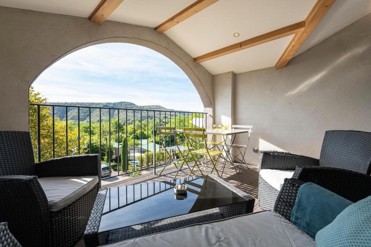 Appartement 4/6 Places Sud Ardeche Rosières Buitenkant foto