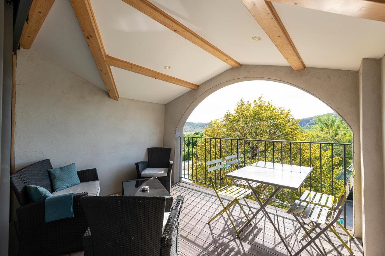 Appartement 4/6 Places Sud Ardeche Rosières Buitenkant foto